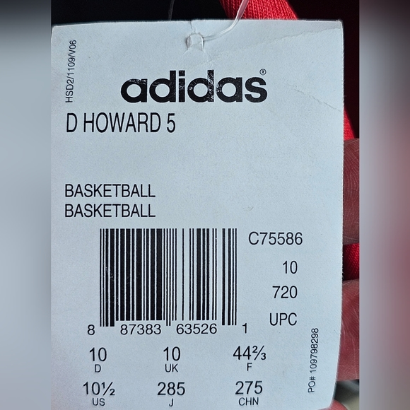 ADIDAS DWIGHT HOWARD 5 C75586Men's 10.5 NEW with Tags but no box. - Picture 8 of 8